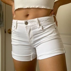 American Eagle Next Level Stretch White Shorts